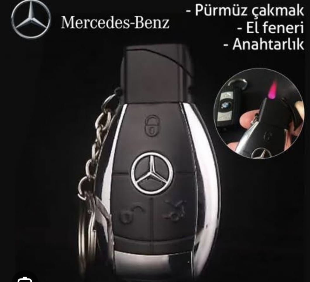 Mercedes ve BMW Anahtarlıklı Çakmak