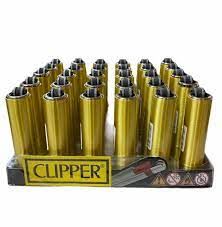 Cli̇pper Metal Kılıf Taşlı Çakmak