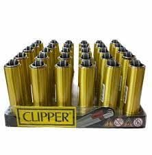 Cli̇pper Metal Kılıf Taşlı Çakmak