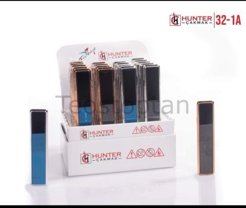 Hunter 32-1a model usb'li çakmak 20'li