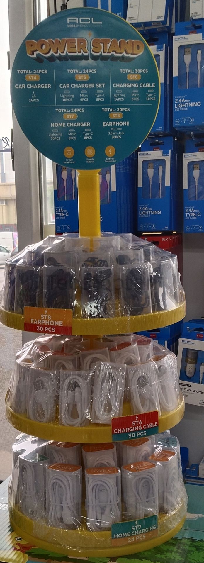 Acl üçlü şarj standı